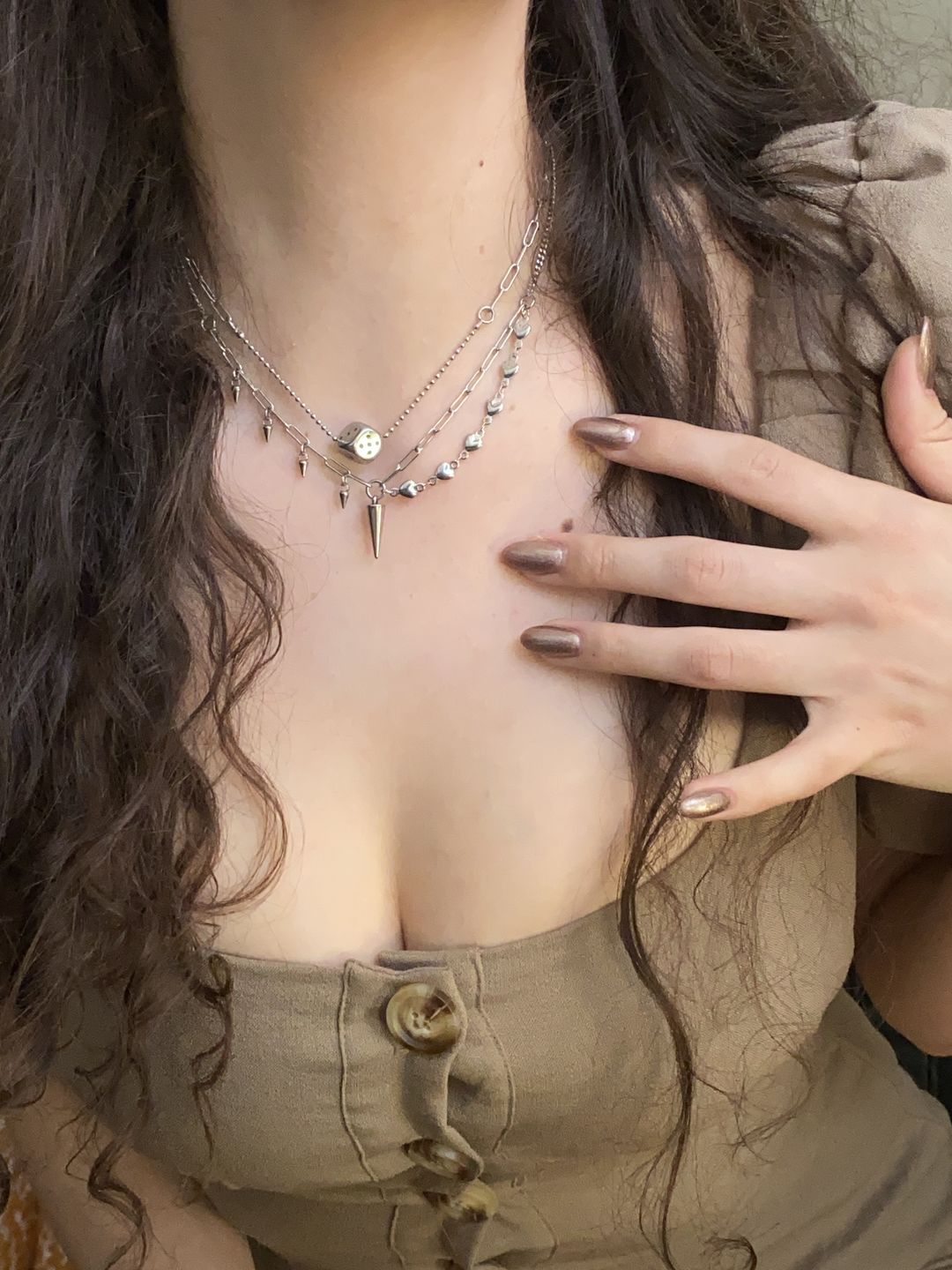 Customer photo review of Talis Necklace
