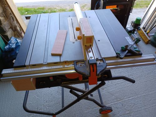 Customer photo review of Scie sur table 255mm Evolution RAGE5-S avec Lame multi-matériaux TCT