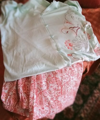 Customer photo review of بيجامه حريمي جابونيز طباعه ف الجنب