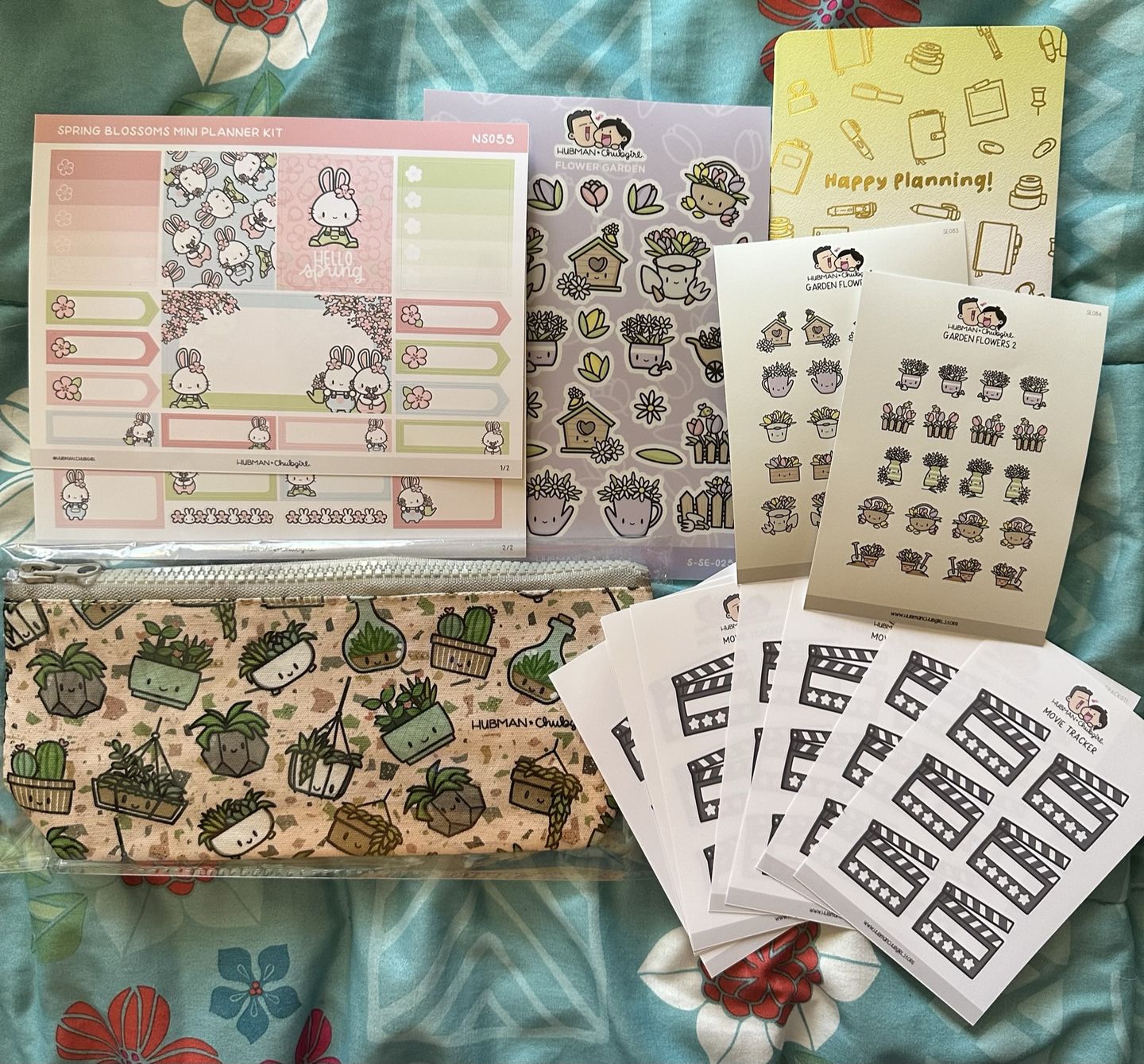 Customer photo review of Movies Tracker Planner Stickers