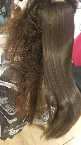 Customer photo review of Ultimate Liss Hair Treatment 1L - Hanna Lee