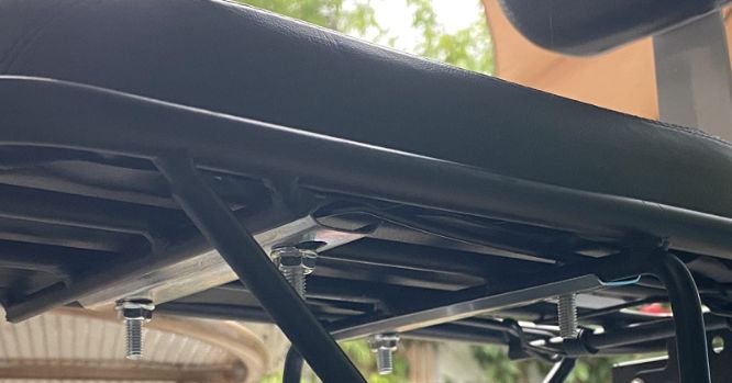 Customer photo review of Rear Passenger Saddle