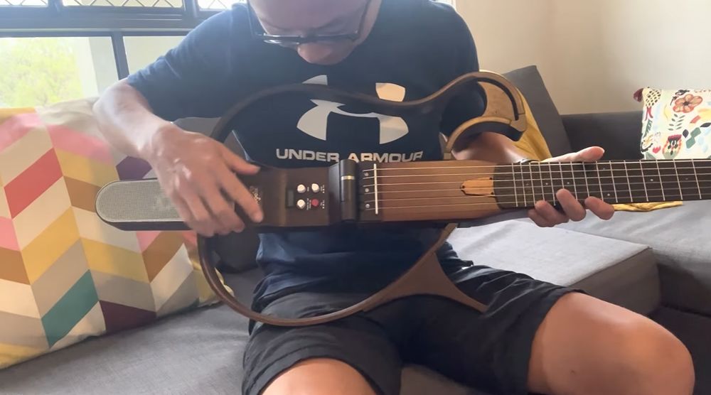 Customer photo review of Mogabi Guitar 200 Mic P.A. Package WOOD