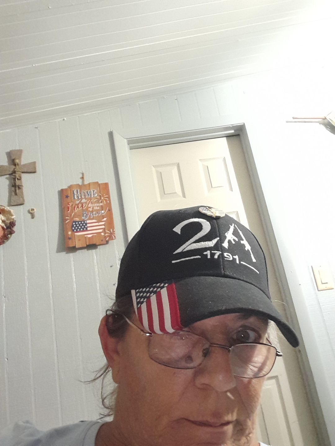 Customer photo review of 2nd Amendment Limited Edition Black Embroidered Hat