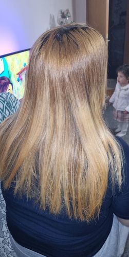 Customer photo review of Ultimate Liss Hair Treatment 1L - Hanna Lee