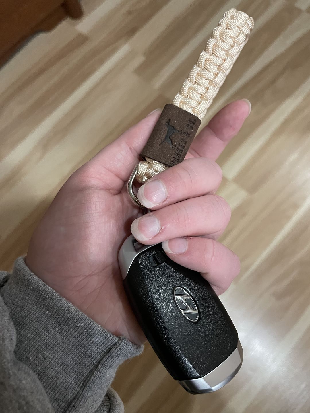 Customer photo review of Paracord Keyfob Wristlet