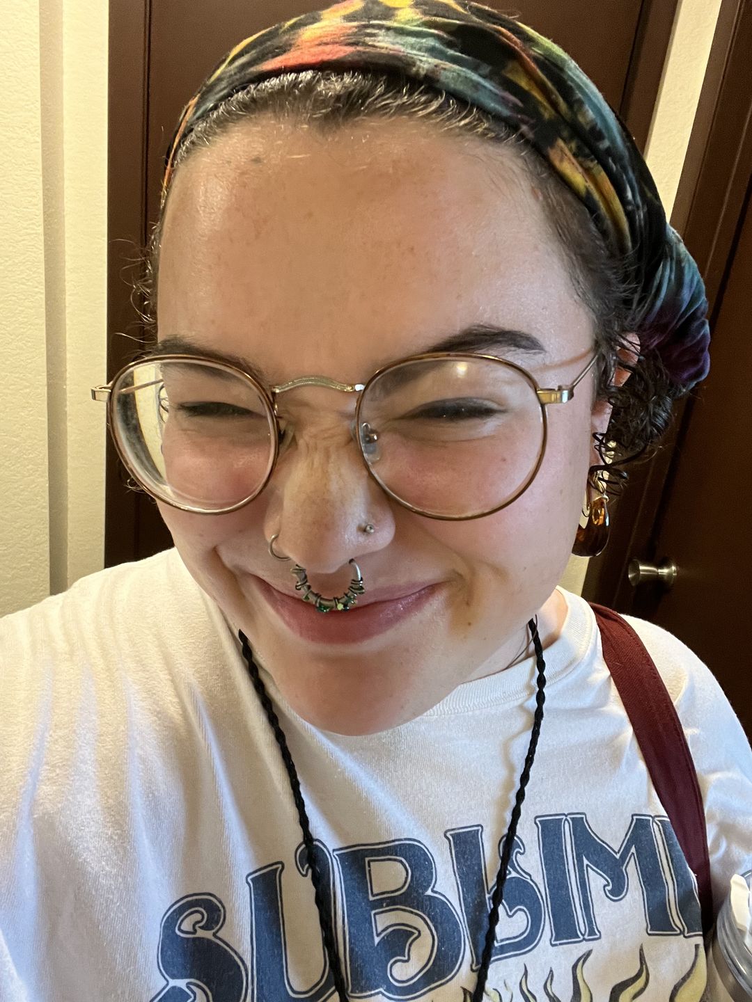 Customer photo review of Lolita Tie Dye Headband