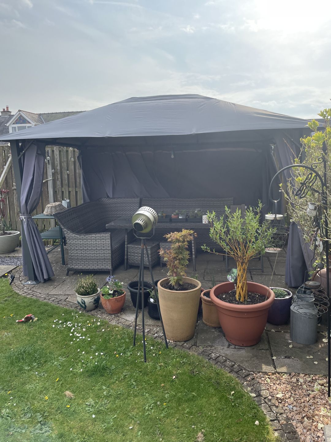 Customer photo review of Glendale Highfield Gazebo Canopy