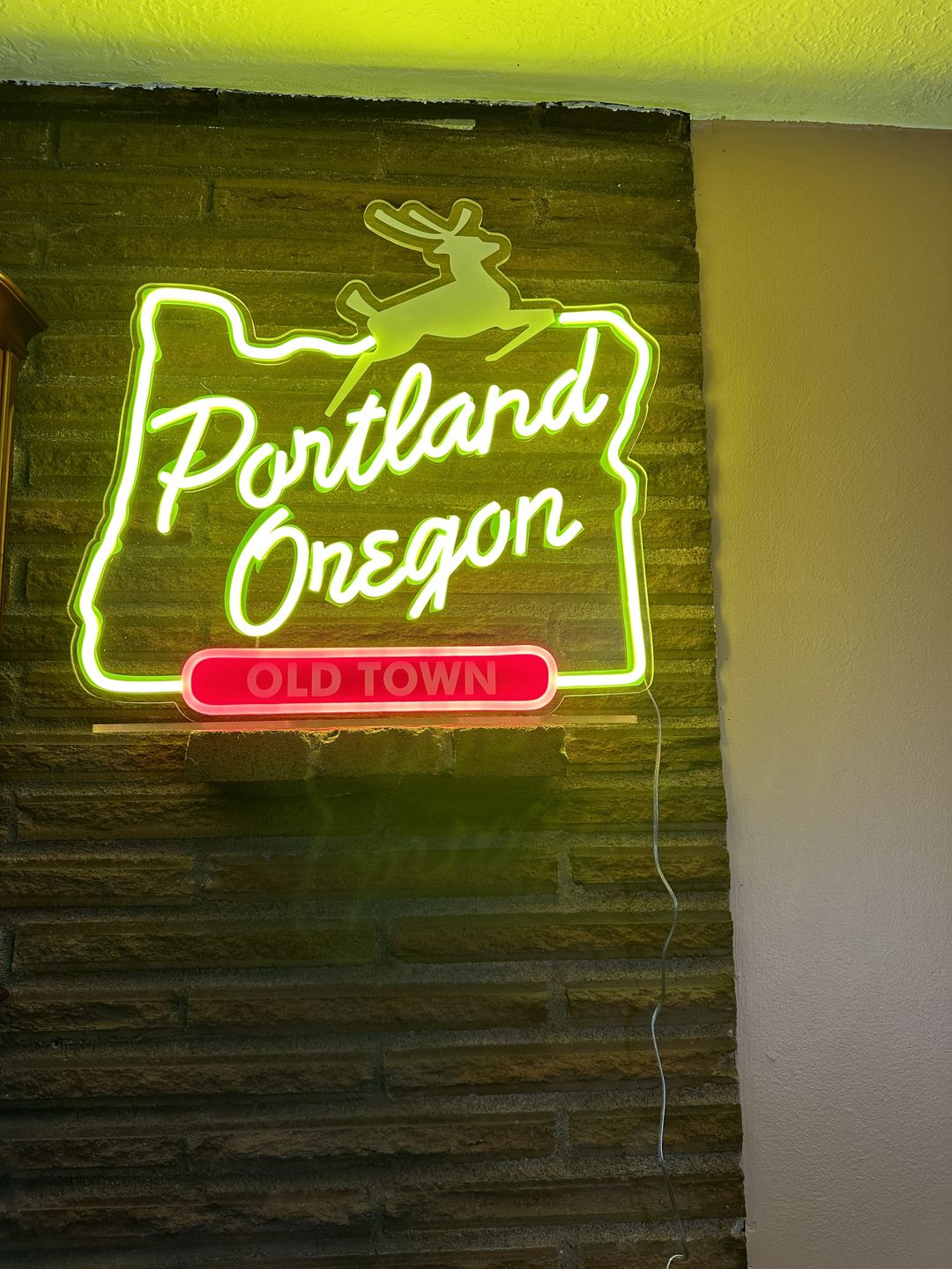 Customer photo review of LED Portland Sign