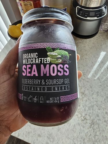 Customer photo review of Elderberry and Soursop Infused Sea Moss Gel