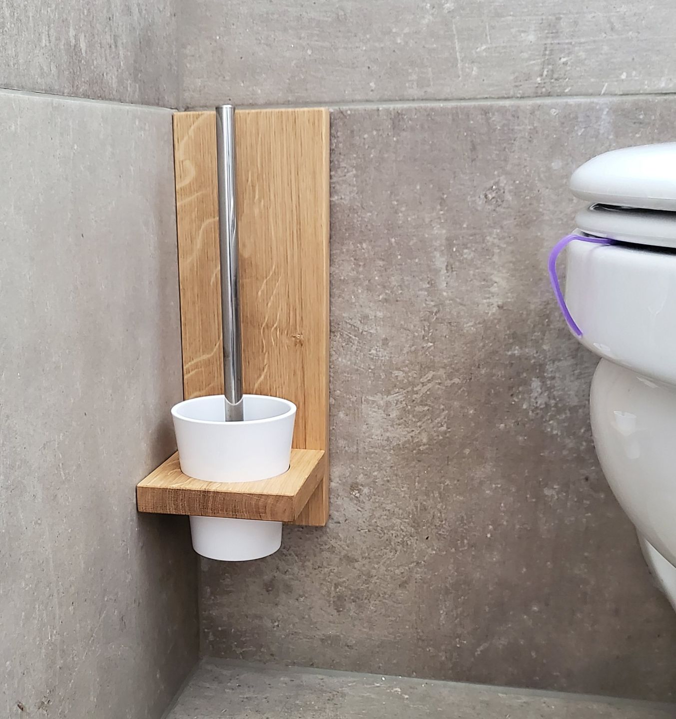 Customer photo review of Toilettenbürstenhalter LARA aus Holz