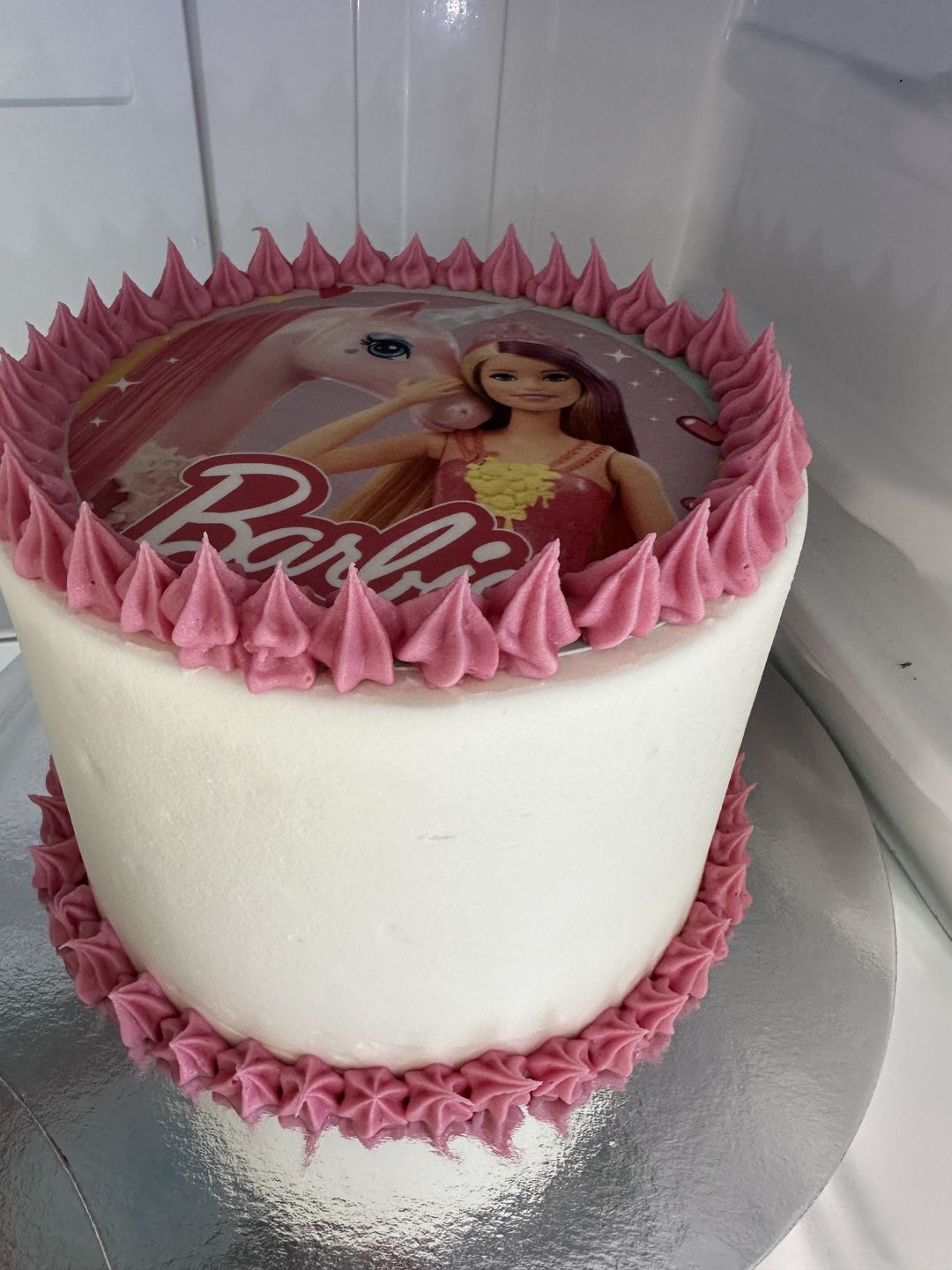 Customer photo review of Barbie Cake