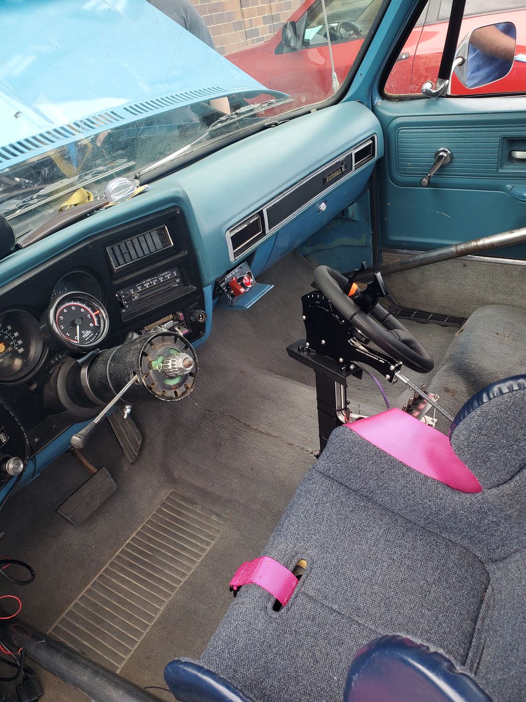 Customer photo review of 4L80E 4 Speed Reverse Pattern Operator Series Billet Shifter Rear Exit