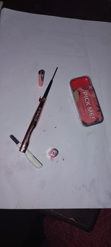 Customer photo review of O.TWO.O NATURAL SOFT MIST 3 IN 1 EYEBROW PENCIL