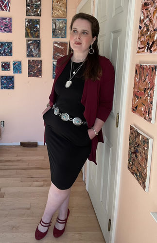 Customer photo review of Brigitte Brianna Voyage Cardigan