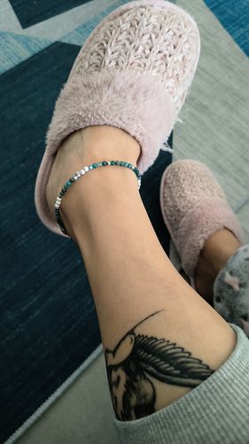 Customer photo review of BRACELET DUO OEIL DE TIGRE/OBSIDIENNE