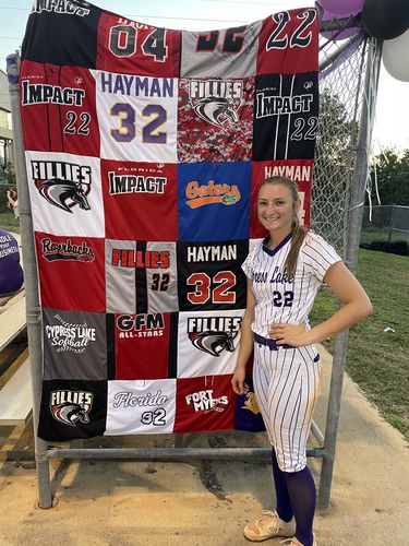 T-shirt quilt featuring fillies, impact by Kelly from FL