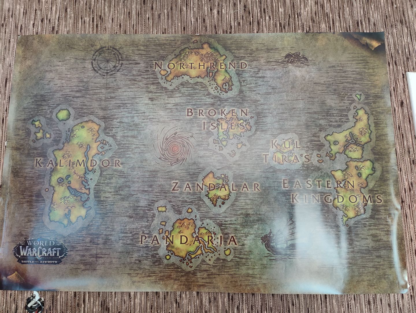 Customer photo review of World of Warcraft Plakat Azeroth Map