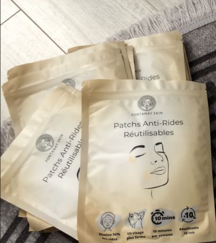 Customer photo review of Patchs Visage Anti-Rides Fontanay™ Réutilisables