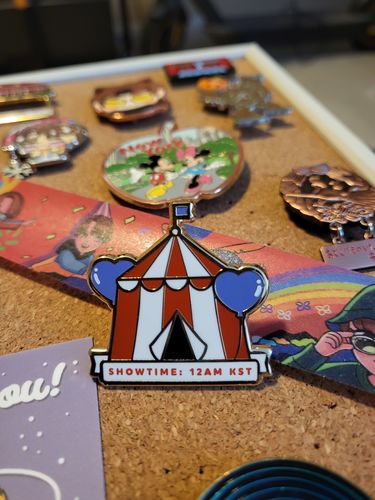 Customer photo review of ARMY Circus Pins