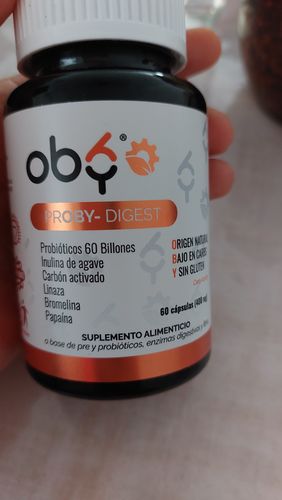 Customer photo review of Proby Digest | 60 billones Probioticos y Prebioticos inulina Agave, Enzimas digestivas, Fibra, Carbon Cascara Coco