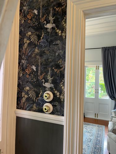 Customer photo review of Masoala Wallpaper - 4 colours