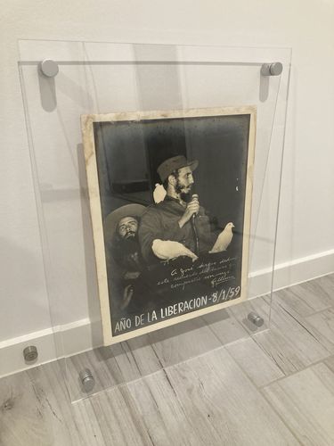 Customer photo review of Acrylic Frame - 5 cm Clear Border