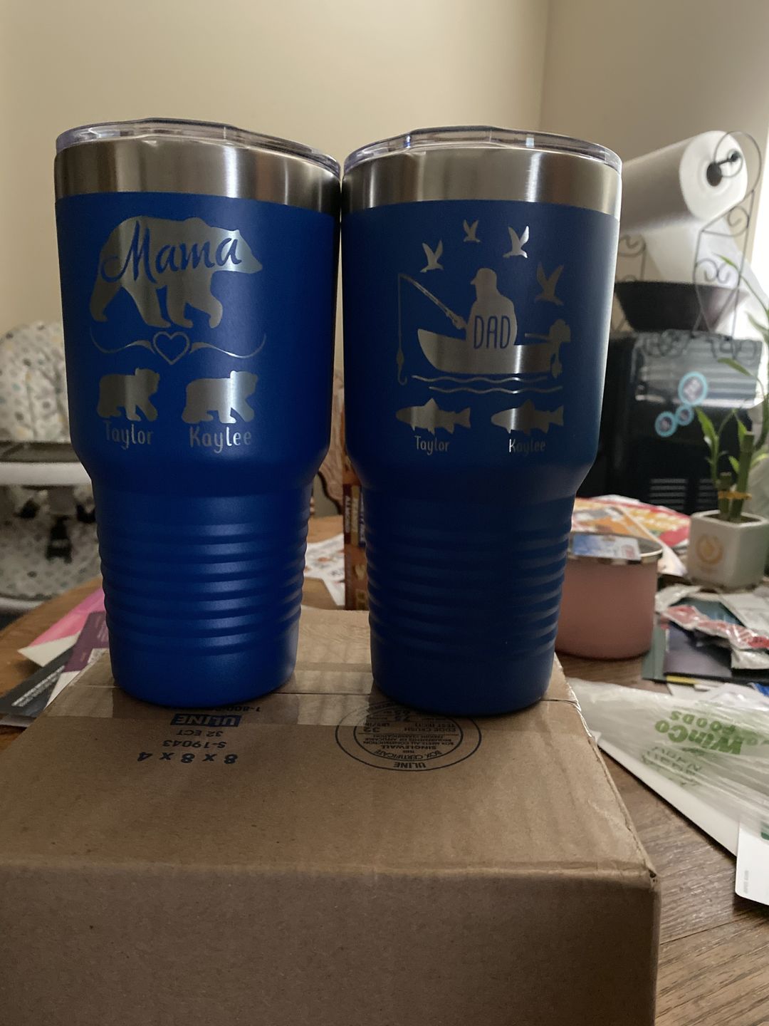Customer photo review of Mama Bear (CUSTOM) Tumbler Personalized with Child's Name