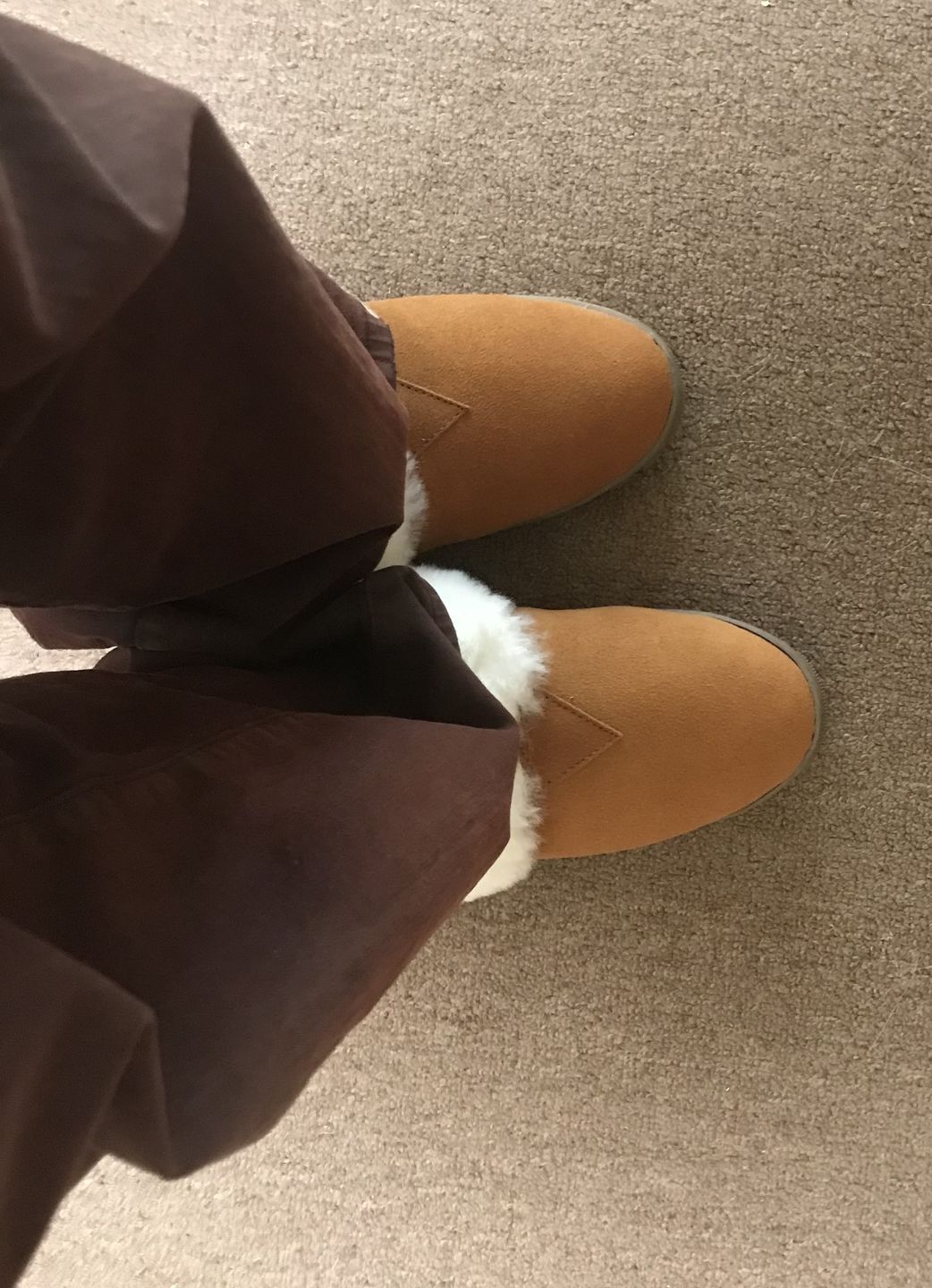 Customer photo review of LADIES SHEEPSKIN BOOTIE