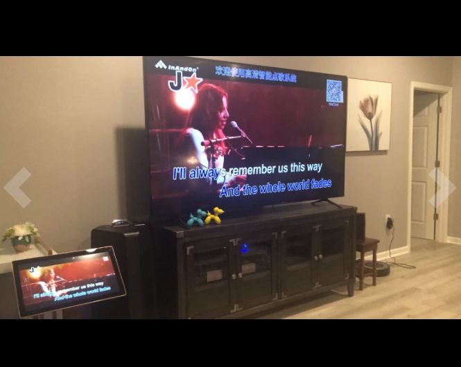 Customer photo review of Ultimate Professional Karaoke Bundle 22" HD Touch Screen, 2 Mics, Receiver, Amp, and Speaker Set