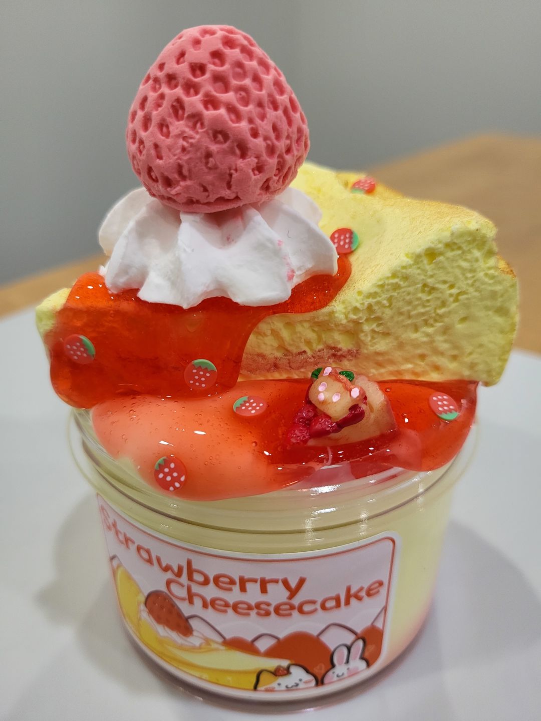 Customer photo review of Strawberry Cheesecake