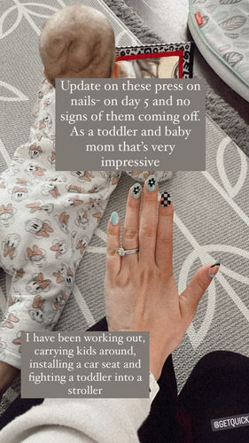 Customer photo review of Material Girl 24pc Press On Nail Set