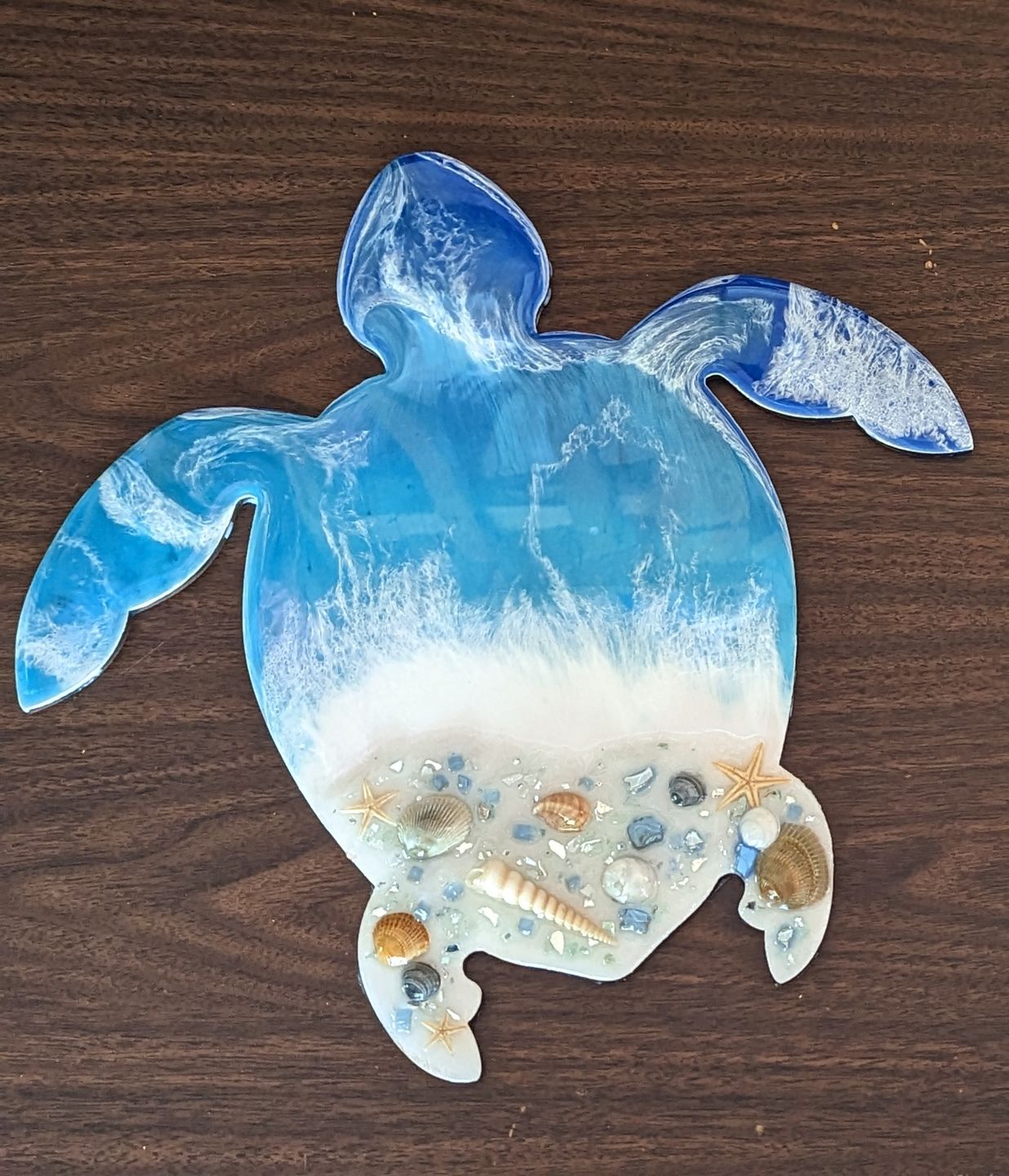 Customer photo review of Unfinished Wood Turtle Shape - Craft - up to 36" DIY