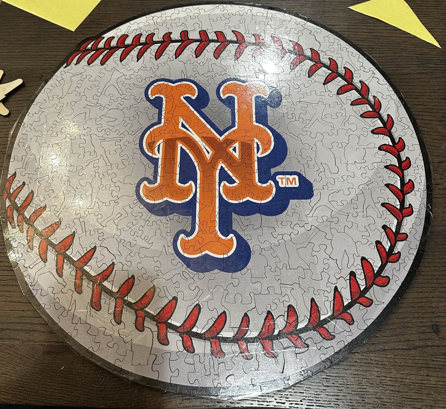 Customer photo review of New York Mets® - Official Wooden Puzzle