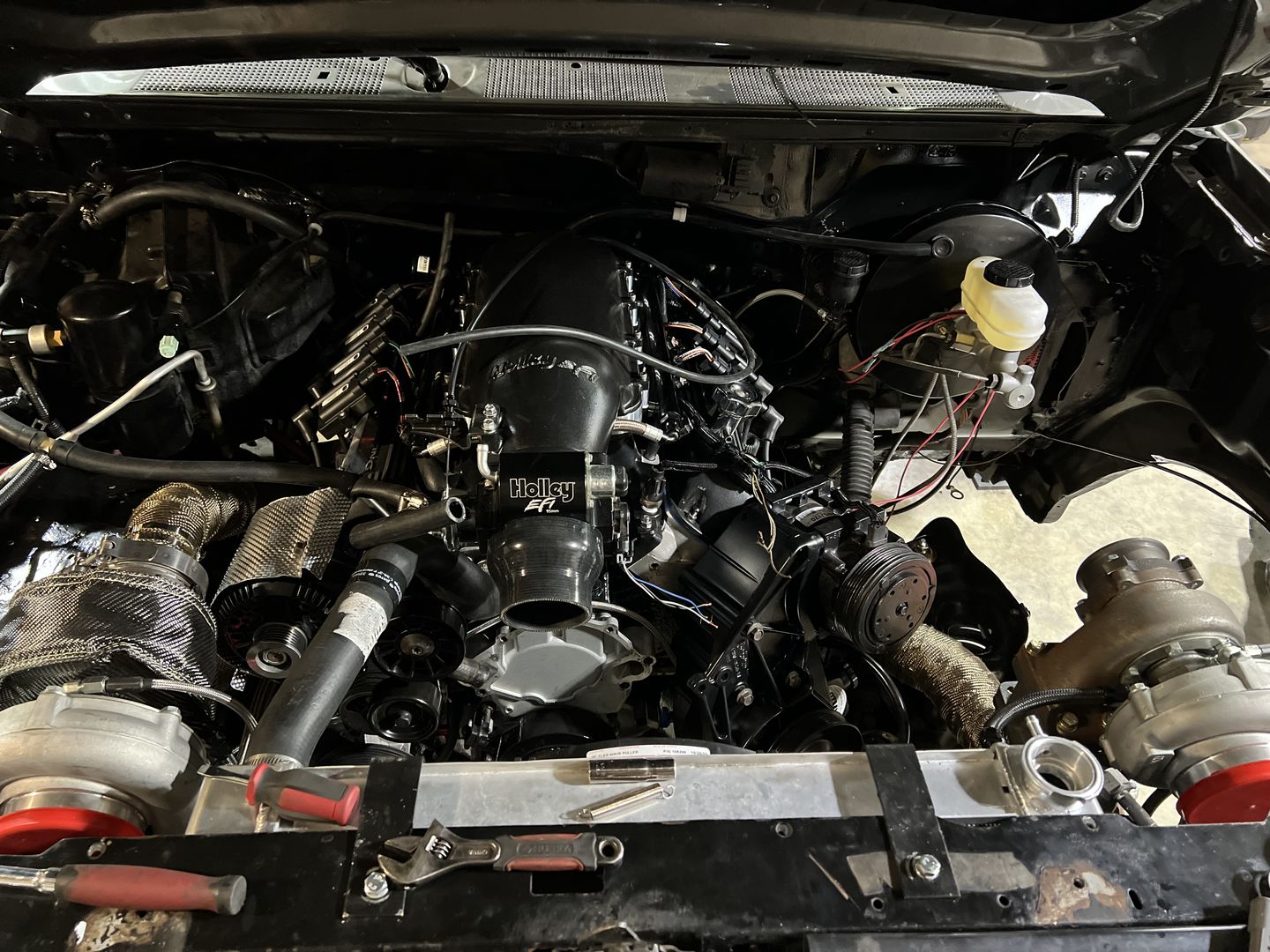 Customer photo review of Motion Raceworks 48" Throttle Cable w/ GM/Ford Pedal Attachment 18-141