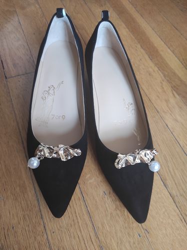Customer photo review of 7OR9 AIR-TOUCH FOAM 3.5CM Black WORK HEELS - Dark clouds