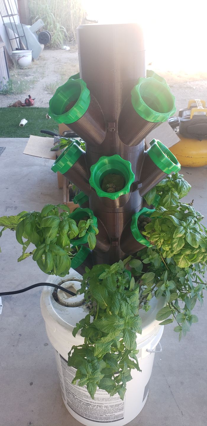 Customer photo review of Chocolate Brown PETG Filament 1.75mm