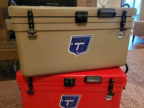 Customer photo review of ICEY-TEK 55 Quart Cooler