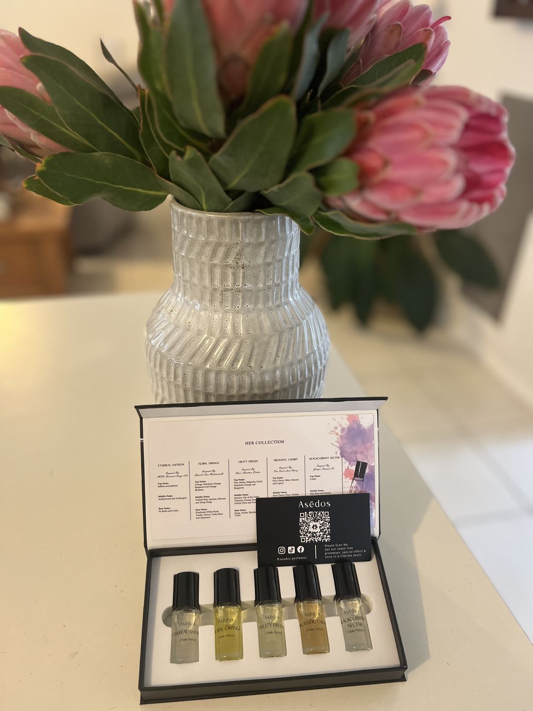 Customer photo review of Asēdos Perfume Oil Set - Her Collection