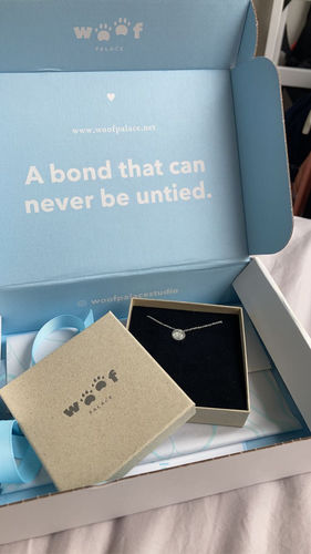 Customer photo review of Custom Love Necklace