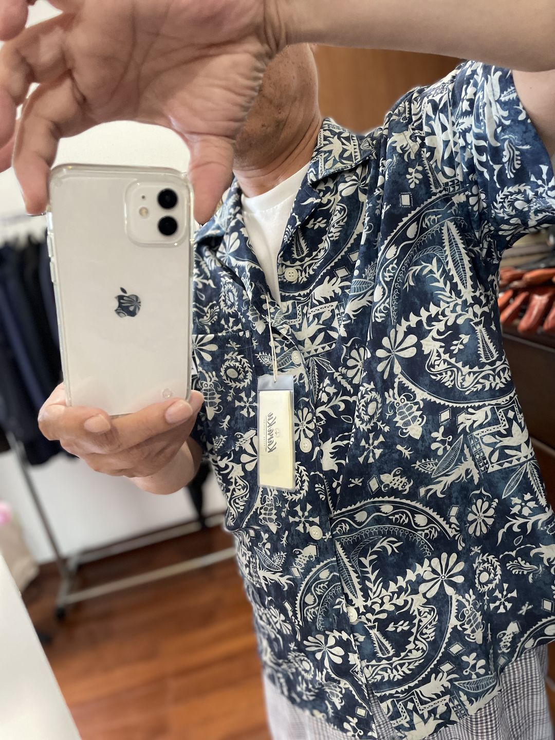 Customer photo review of バンダナ総柄　アロハシャツ