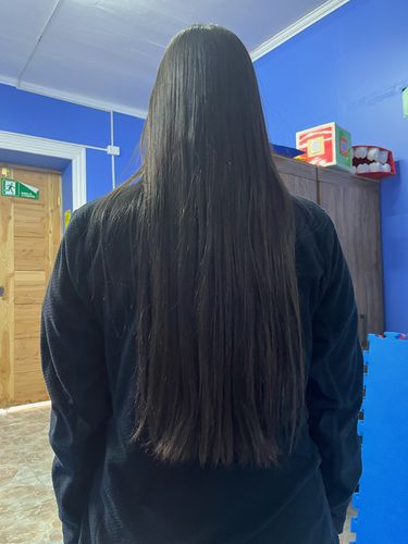 Customer photo review of Shampoo + Acondicionador Hidratación & Brillo 350ml