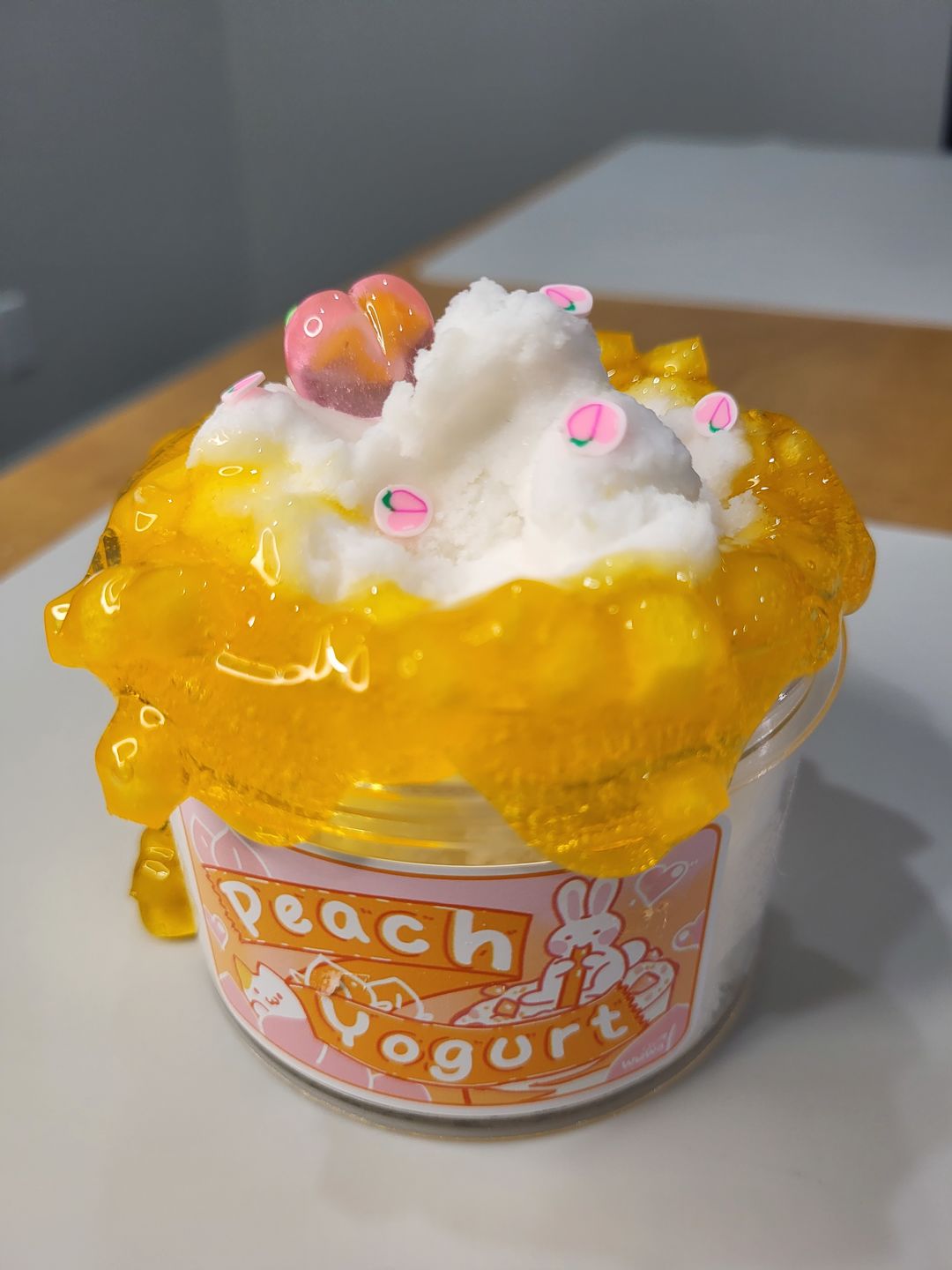 Customer photo review of Peach Yogurt