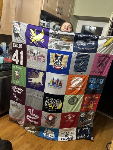 T-shirt quilt from essex technical high school, black hills high school by MARISA from MA
