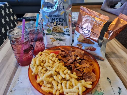 Kundenbewertung mit Foto zu Bio Süßkartoffel Chips