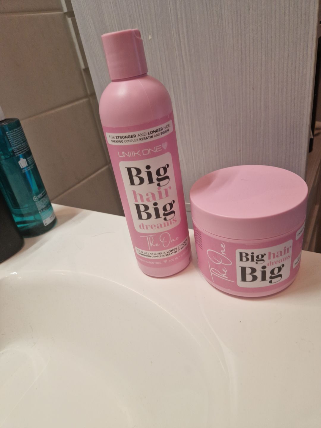 Customer photo review of Gamme The One - Kit complet - Shampooing, masque et sérum