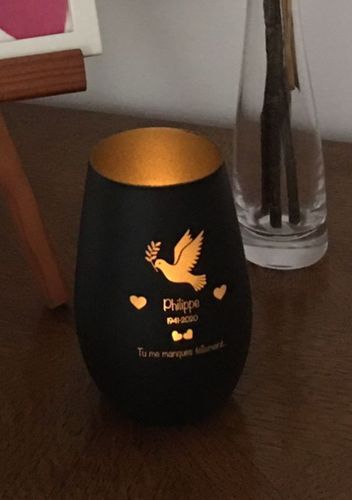 Customer photo review of Tu nous manques... - Deuil-Photophore