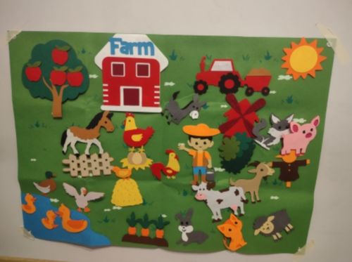 Customer photo review of KidsyFun | Interactive Felt Board for Kids