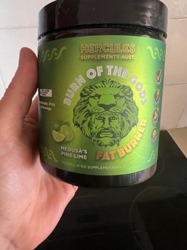 Customer photo review of Burn of the Gods - Fat Burner