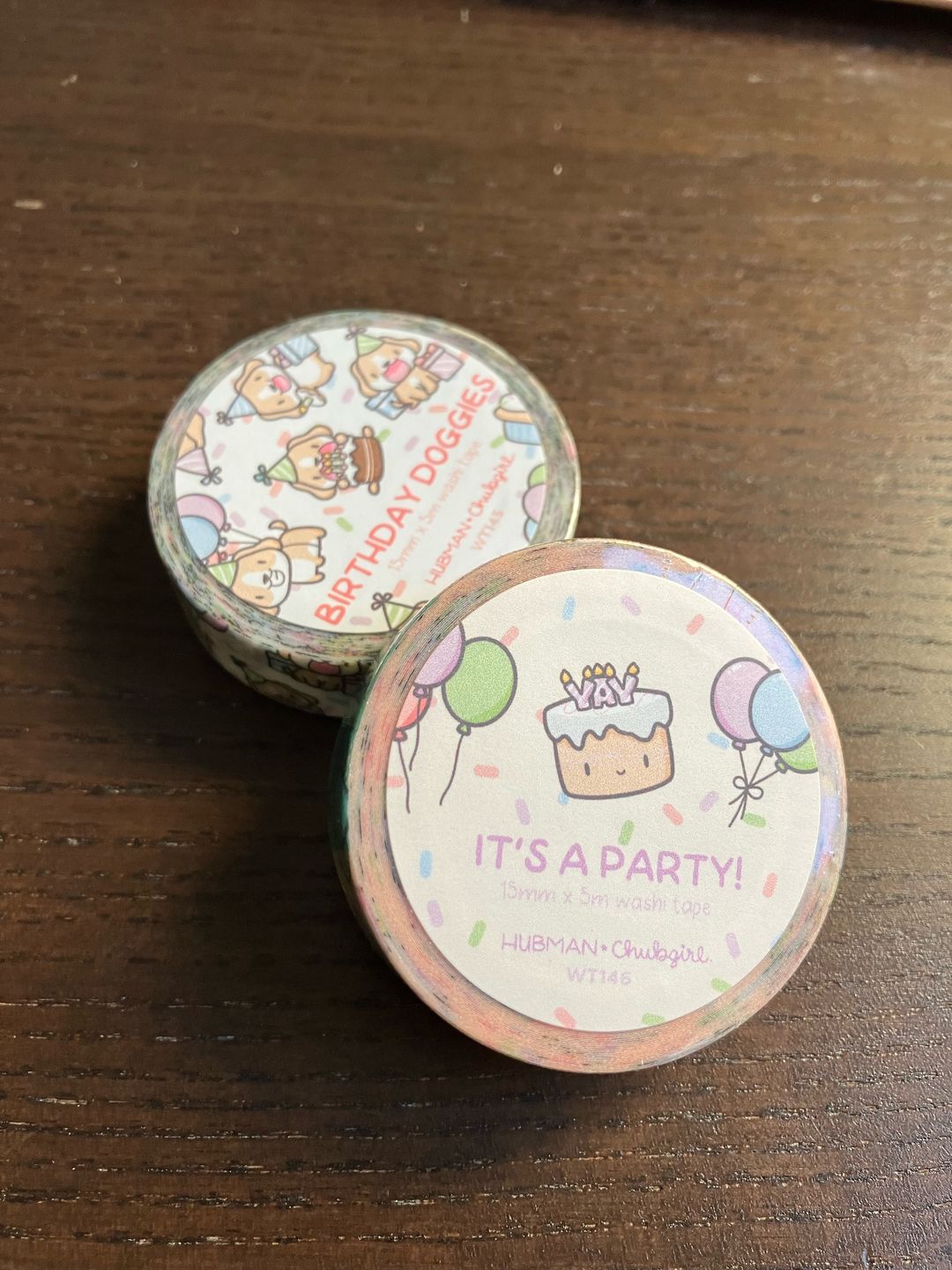 Customer photo review of Happy Birthday Washi Tape (Set of 2)